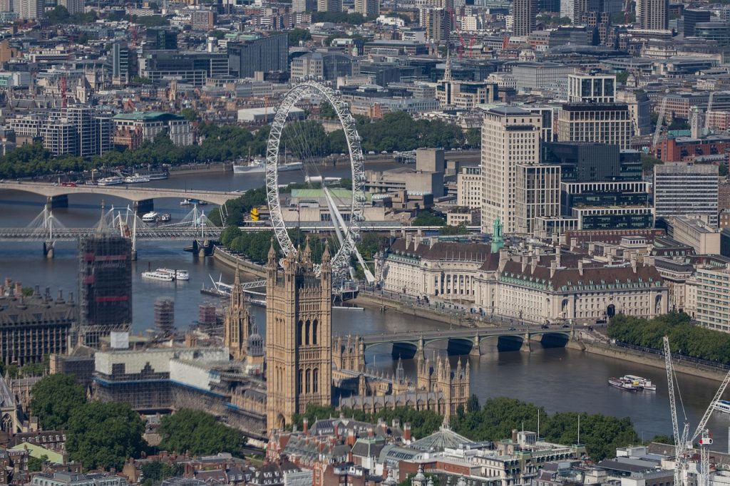 london eye from the sky, airal shot of london eye, london eye, thames from the sky, south bank, london eye, london eye, london eye, london eye, london eye